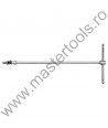 YT-15272 YATO Cheie tubulara hexagonala 7 mm T, articulatie cardanica