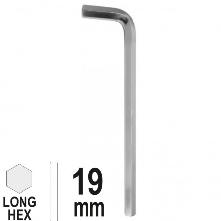 YT-05446 YATO Imbus hexagonal 19 mm, tip L.