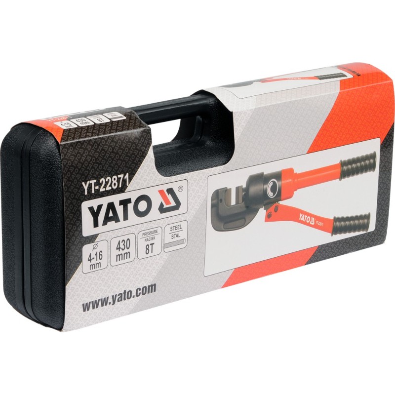 YT-22871 YATO Cutter cu cilindru hidraulic 4-16mm