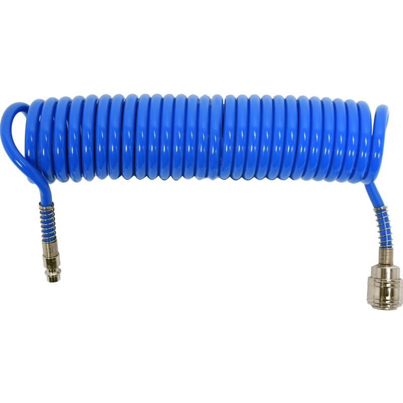 YT-24201 YATO Furtun spiralat pentru aer comprimat 5.5x8mm, lungime 5m