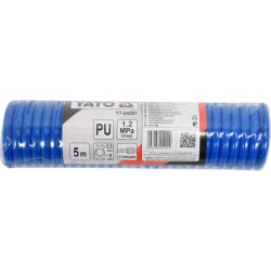 YT-24201 YATO Furtun spiralat pentru aer comprimat 5.5x8mm, lungime 5m