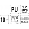 YT-24202 YATO Furtun spiralat pentru aer comprimat 5.5x8mm lungime 10m
