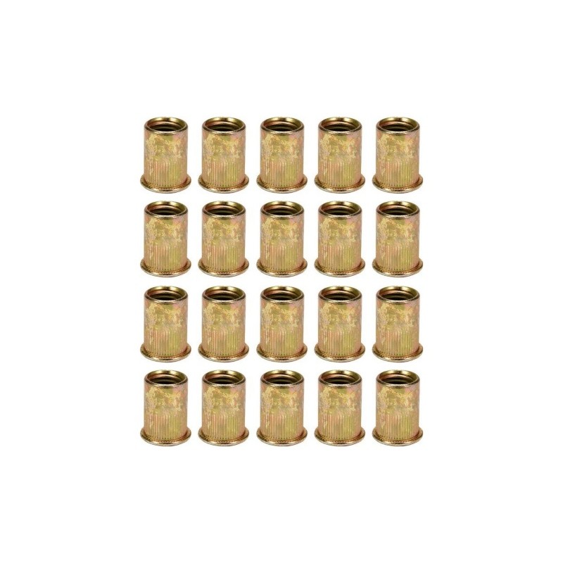 YT-36473 YATO Set 20 piulite nituibile, marime M6, lungime 15 mm