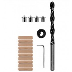 YT-44111 YATO Set pentru imbinari cu dibluri lemn, diametru 8 mm.