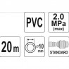 YT-24225 YATO Furtun aer 2 MPa, lungime 20 m, diametru 10 mm