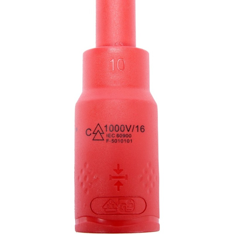 YT-21088 YATO Bit hexagonal 8 mm,cu adaptor patrat 1/2",izolat 1000 V