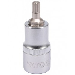 YT-04342 YATO Bit spline M8, cu adaptor prindere patrat 1/2".