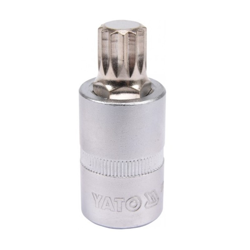 YT-04345 YATO Bit spline M14, cu adaptor prindere patrat 1/2".