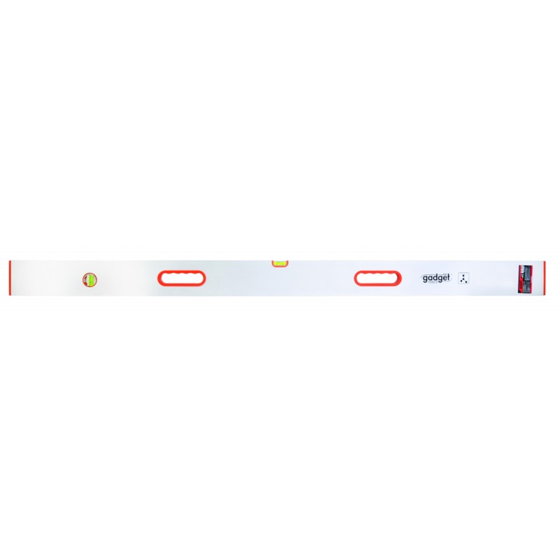 271207 GADGET Dreptar din aluminiu cu manere si nivel 2500mm