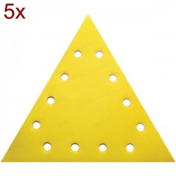 180728 RAIDER Set 5 foi abrazive triunghiulare 285 mm, granulatie 120