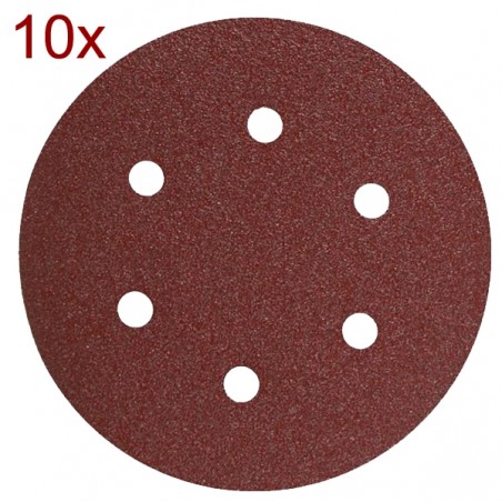 180715 RAIDER Set 10 foi abrazive rotunde 150 mm, granulatie 100