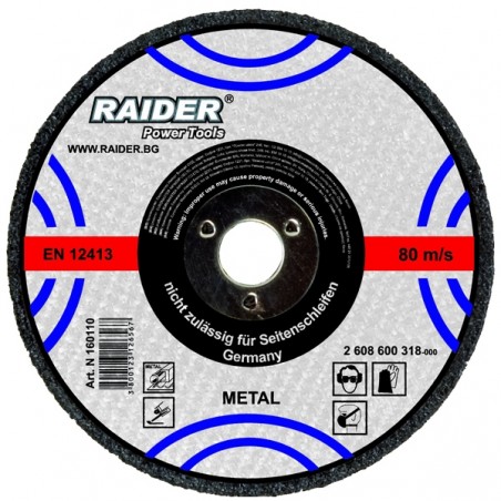 160103 RAIDER Disc taiere metal pentru polizor unghiular180х3.2х22.2mm