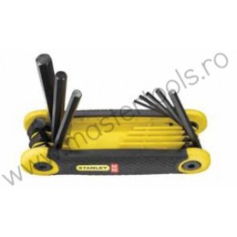 2-69-265 STANLEY Set de 9 imbusuri pliabile
