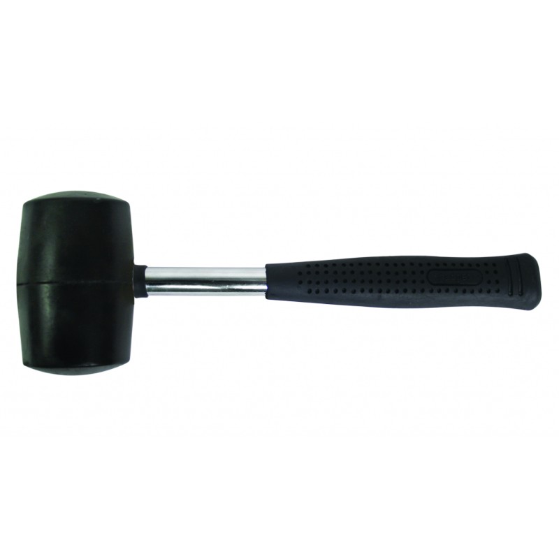 240902 GADGET Ciocan din cauciuc cu maner din metal 340g