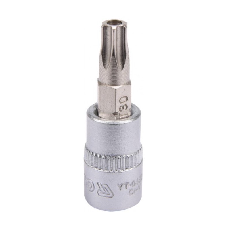 YT-04306 YATO Bit TORX T30,adaptor prindere patrat 1/4",lungime 37 mm.