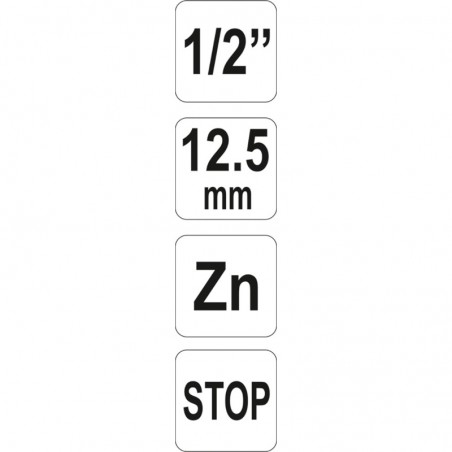 YT-99827 YATO Conector cu blocare pentru furtun 1/2".