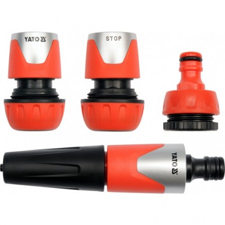 YT-99820 YATO Stut furtun cu accesorii 4 piese, 1/2"-3/4"