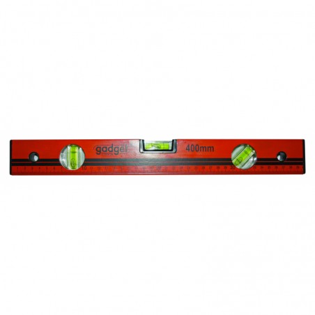 270702 GADGET Nivela aluminiu cu 3 bule, 400mm