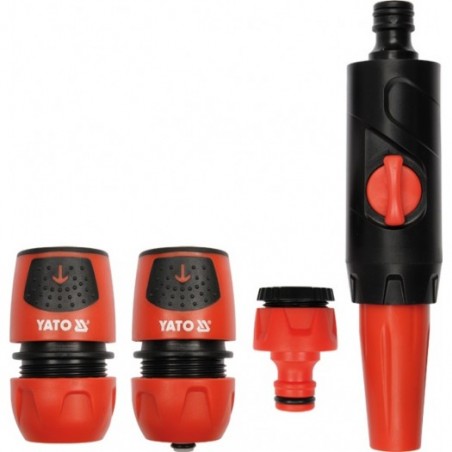 YT-8940 YATO Set conectori si pistol de stropit,diametru 1/2",4 piese.