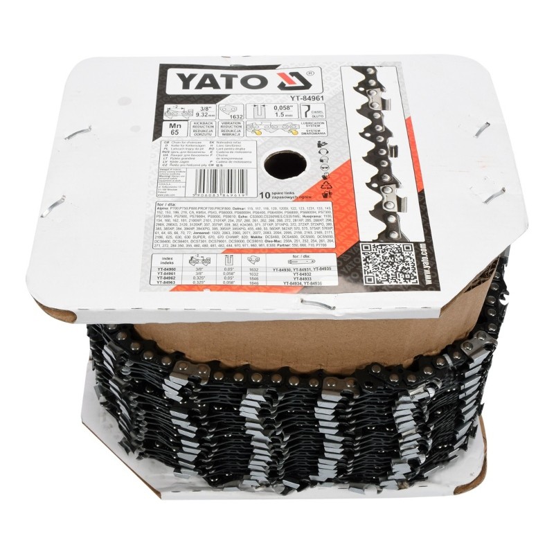 YT-84961 YATO Lant drujba,1632 pinteni pas 3/8",grosime pinteni 1.5 mm