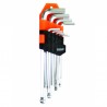 390158 GADGET Set 9 chei imbus hexagonale extra lungi cu bila 1.5-10mm