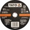 YT-6112 YATO Disc pentru taiat metal, 230 x 3.2 x 22 mm