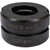 YT-21741 YATO Capete presare pt. inele interschimbabile U20mm YT-21735