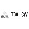 YT-05519 YATO Cheie imbus lunga, profil torx cu gaura T30