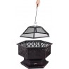 99703 LUND Gratar/ semineu de gradina, dimensiuni 70x60x63 cm