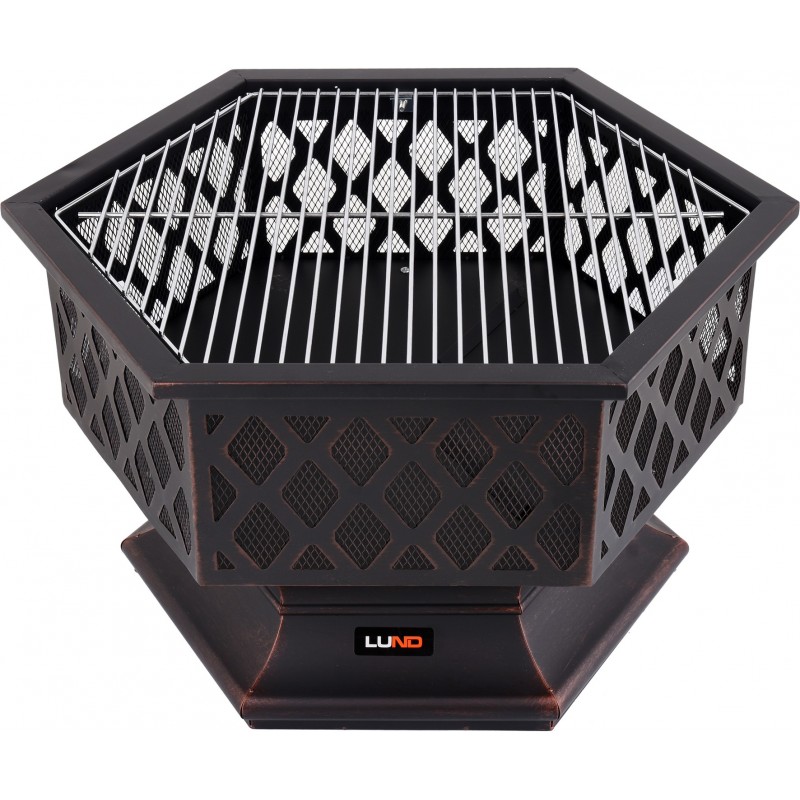 99703 LUND Gratar/ semineu de gradina, dimensiuni 70x60x63 cm
