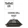 99703 LUND Gratar/ semineu de gradina, dimensiuni 70x60x63 cm