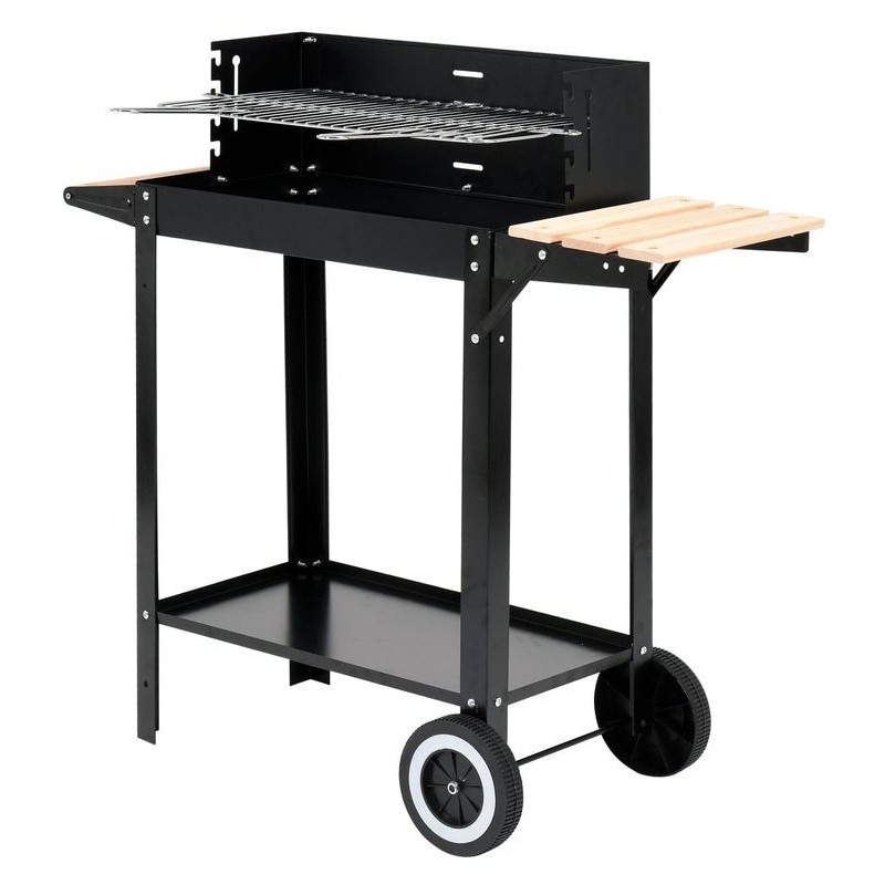 99592 LUND Gratar gradina cu grill pe carbune 48.5x26cm