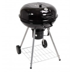 99584 LUND Gratar rotund de gradina pe carbune cu capac, diametru 57cm