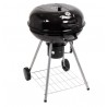 99584 LUND Gratar rotund de gradina pe carbune cu capac, diametru 57cm