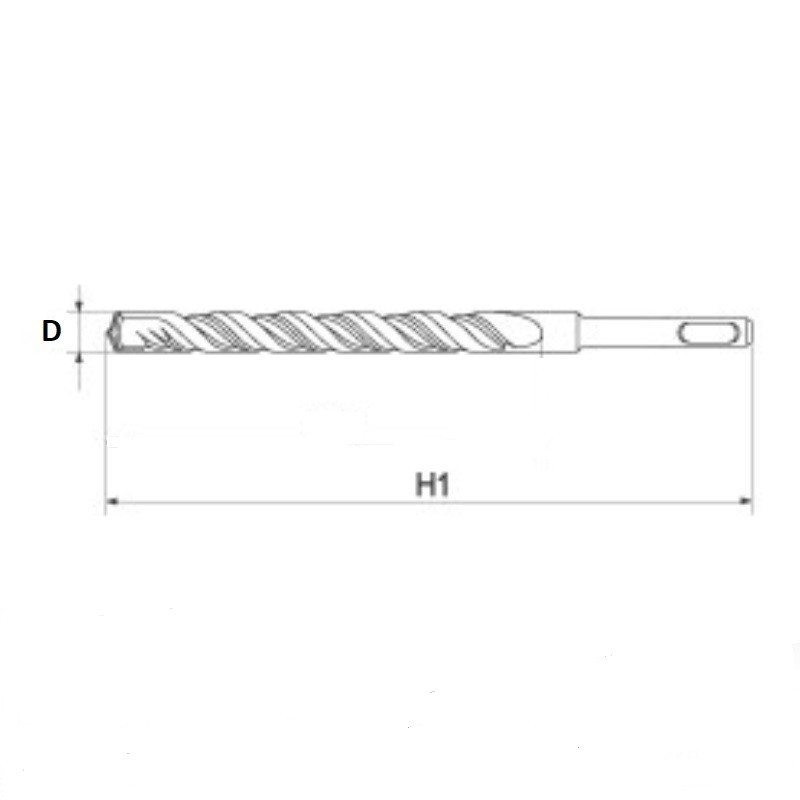 YT-3928 YATO Set 10 burghie metal,diametru 4.8 mm,prindere cilindrica