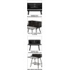 99582 LUND Grill cu deschidere frontala pe carbune 54X35cm