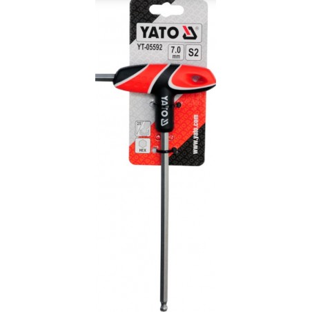 YT-05592 YATO Cheie imbus hexagonala 7 mm cu bila, tip T