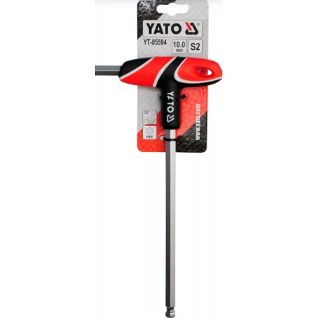 YT-05594 YATO Cheie imbus hexagonala 10 mm cu bila, tip T