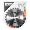 YT-60668 YATO Disc circular 235 x 25.5 x 2.5 mm, 24 dinti, pentru lemn