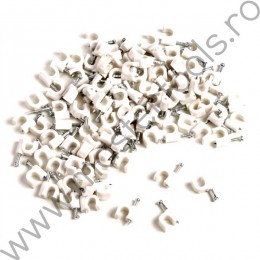 519909 TOPSTRONG Set 100 clipsuri din plastic 5mm