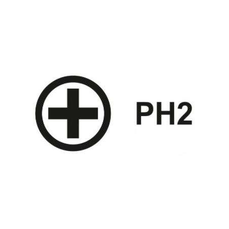 YT-04752 YATO Set 10 biti PH2, prindere hexagonala 1/4", lungime 25 mm