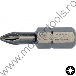 YT-04702 YATO Set 10 biti PZ1, prindere hexagonala 1/4", lungime 25 mm