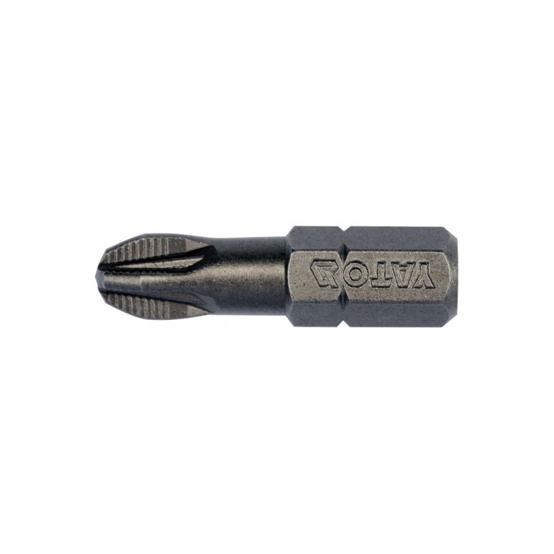 YT-04722 YATO Set 10 biti PZ3, prindere hexagonala 1/4", lungime 25 mm