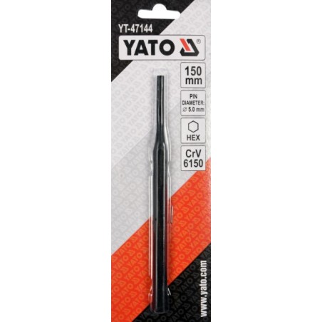 YT-47144 YATO Dorn diametru 5 mm, hexagon 9.4 mm, lungime 150 mm