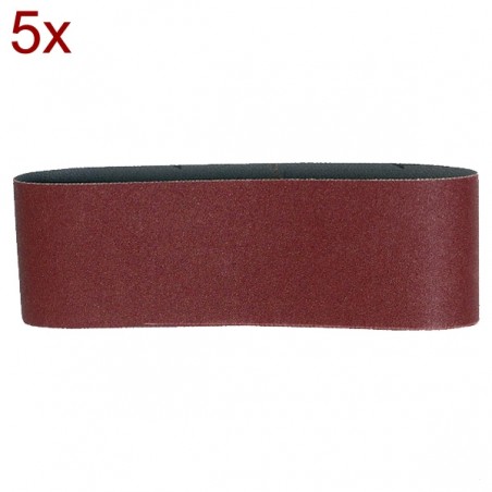 183116 RAIDER Set 5 benzi smirghel 50x686 mm, granulatie 40