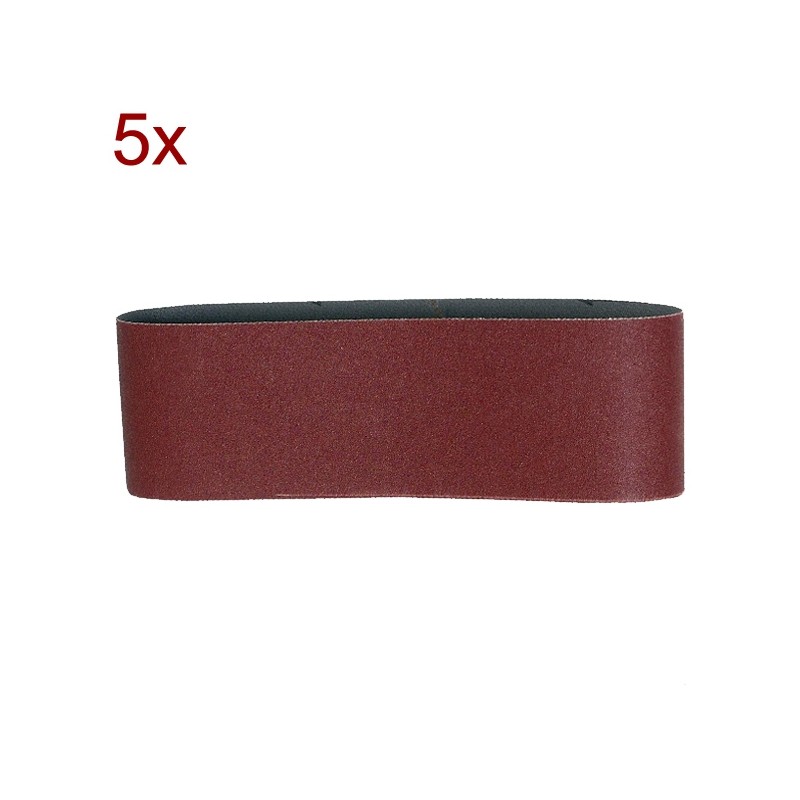 183120 RAIDER Set 5 benzi smirghel 50x686 mm, granulatie 120