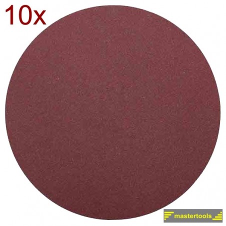 180704 RAIDER Set 10 benzi circulare smirghel Velcro 115 mm, P80