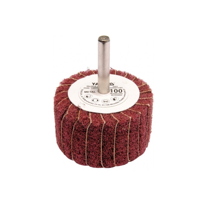 YT-83390 YATO Perie circulara abraziva tija,granulatie 60,50x30x6 mm