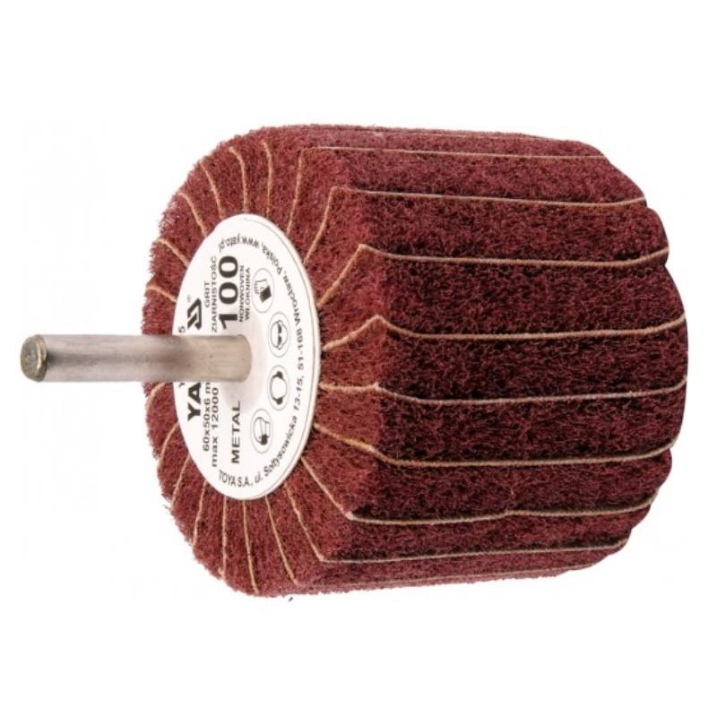 YT-83394 YATO Perie circulara abraziva tija,granulatie 60,60x50x6 mm