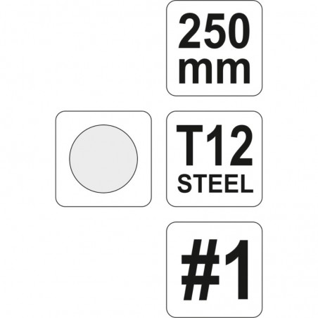 YT-6227 YATO Pila rotunda de lacatuserie, dimensiune 1, lungime 250 mm